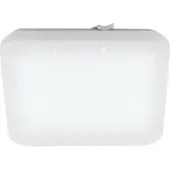 Eglo FRANIA-S PLAFOND 330X330 14,6W 1600LM 4000K IP44 HVID/KRYSTALLEFFEKT