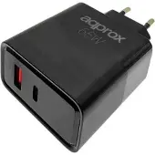Approx 65w Qc Usb-a-og Usb-c-vægoplader