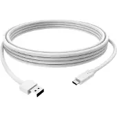 Vision - USB-kabel - USB Type A (han) til USB-C (han) - USB 3.0 - 3 A - 1 m - hvid