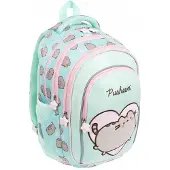 Pusheen Rygsæk 27x39x12 1ZAM 5 lommer mint folie