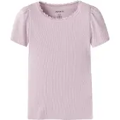Name it T-shirt - Rib - Noos - NmfKab - Fragrant Lilac - - 2 år (92) - T-Shirt