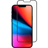 Screenor - Skærmbeskytter for mobiltelefon - fuldt omslag - glas - rammefarve sort - for Apple iPhone 13 Pro Max