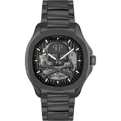 Philipp Plein Herreur PWRAA0423 High-Conic Sort/Stål Ø42 mm