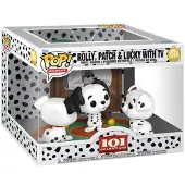 Funko POP! Disney 101 Dalmatians Rolly Patch & Lucky With Tv Figur