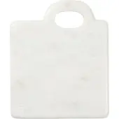 Broste Copenhagen Olina skærebræt 14x17 cm White marble
