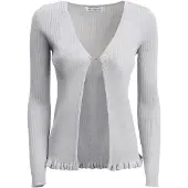 Influencer Cardigan sølv