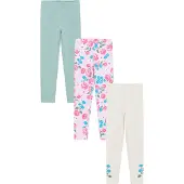 Cool Club Leggings lysebeige / lyseblå / pink / lys pink