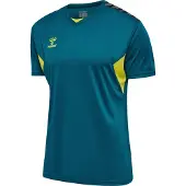 Hummel Funktionsskjorte 'Authentic' cyanblå / grå / siv / sort