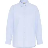 Fransa Bluse 'FRZane' lyseblå / hvid