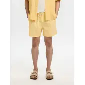 Selected Badeshorts gul / hvid