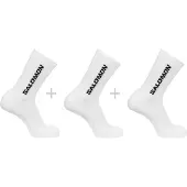 Salomon - Sokker - Socks Everyday Crew 3-Pack White White til UnisexBomuld - Størrelse 36-38 - Hvid
