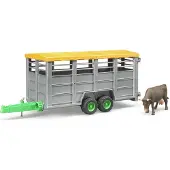 BRUDER Livestock trailer with 1 cow