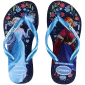 Havaianas Klipklapper - Kids Slim Princess - Blue/Lavander - - 33/34 - Klipklapper