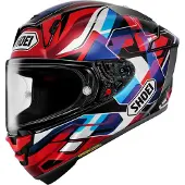 Shoei X-SPR Pro Valion TC-10 Integralhjelm Rød/Hvid/Blå M