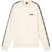 EA7 EA7til mænd. 7M001478_AF12660 Interlock Logo Series sweatshirt beige (L), Casual, Bomuld, Lange ærmer