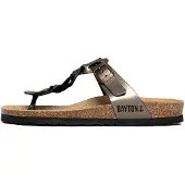 Bayton Pantoletter 'Huelva' bronze / guld / sort