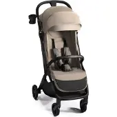 Kinderkraft Hub2, Baldakin, Letvægts klapvogn, Ethvert køn, Solidt hjul, Sammenfoldelig, Beige