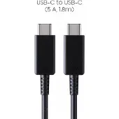 Samsung kabel USB-C - USB-C 5A 480Mbps 1,8m sort (EP-DX510JBEGEU)