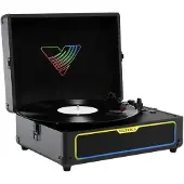 Victrola Journey Glow Illuminated Suitcase Turtable with Bluetooth