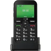 Doro Leva E10, mobiltelefon med store taster, 4G, sort