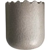 DBKD Flowery vægkrukke 19 cm Beige