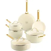 Greenpan Green Pan Žalias Pan Padova Reserve 6 pcs Puodas & Pan Set Cremeas Baltas