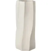 ERNST vase stentøj Ø13x31 cm Naturhvid