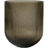 DBKD Simple Stripe glasvase brown Large