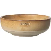 ERNST skål Brun-natur bund, Ø14 cm