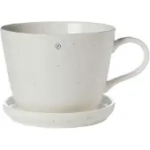 ERNST kaffekop med underkop 20 cl Vanilje