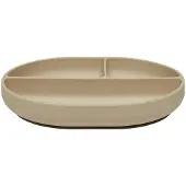 OYOY Enkei suction børnetallerken Beige