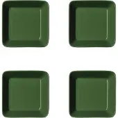 Iittala Teema tallerken firkantet Skovgrøn, 12x12 cm 4-pak