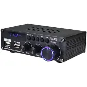 BlitzWolf AS-22 lydforstærker, 45W, Bluetooth 5.0, USB + fjernbetjening (sort)