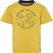 Didriksons Mynta, t-shirt, junior, gul