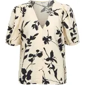 Object Bluse 'OBJJACIRA' champagne / sort