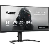 Iiyama Skærm G-Master Black Hawk GCB3482WQSU-B1 34 UWQHD VA 0,6 ms 120 Hz Sort