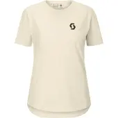 SCOTT - MTB tøj dame - Vertic DRI SS Tee W Cotton White til UnisexBomuld - Størrelse L - Hvid