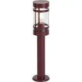 QAZQA Moderne udendørslampe mørkerød 50 cm IP44 - Gleam