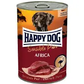 Happy Dog Sensible Pure Africa - Struds - 12 x 400 g