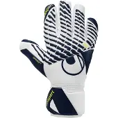 Uhlsport Målmandshandske Fangmaschine Supersoft HN - Hvid/Navy/Gul, størrelse 11