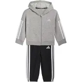 Adidas Træningsdragt grå-meleret / sort / hvid