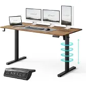 Sense7 NOJO LIGHT gamingbord mørkebrun 140 x 70 cm