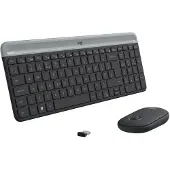 Logitech Mk470 Slim Trådløst Tastatur Og Mus