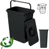 Prosperplast Šiukšliadėžė Systema Basic Flap 10 l KEDEN