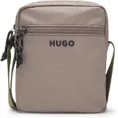 HUGO Crossbody-taske med kontrastlogo