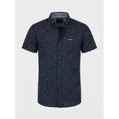 KOROSHI Skjorte navy / hvid