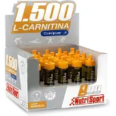 Nutrisport Æske Med L-carnitin 1500 Hætteglas Appelsin 20 Enheder