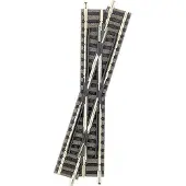 Fleischmann 9163 N piccolo (med ballast) Kryds, Højre 111 mm 15 °