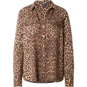 Vero Moda Bluse 'VMBUMPY' brun / lysebrun / mørkebrun