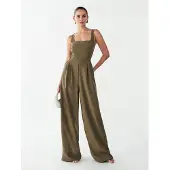 BWLDR Jumpsuit 'CHERIE' oliven